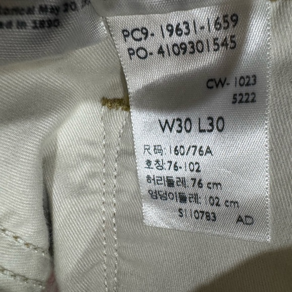 LEVI’S 314 SHAPING STRAIGHT 30 x 30 - Picture 7 of 16